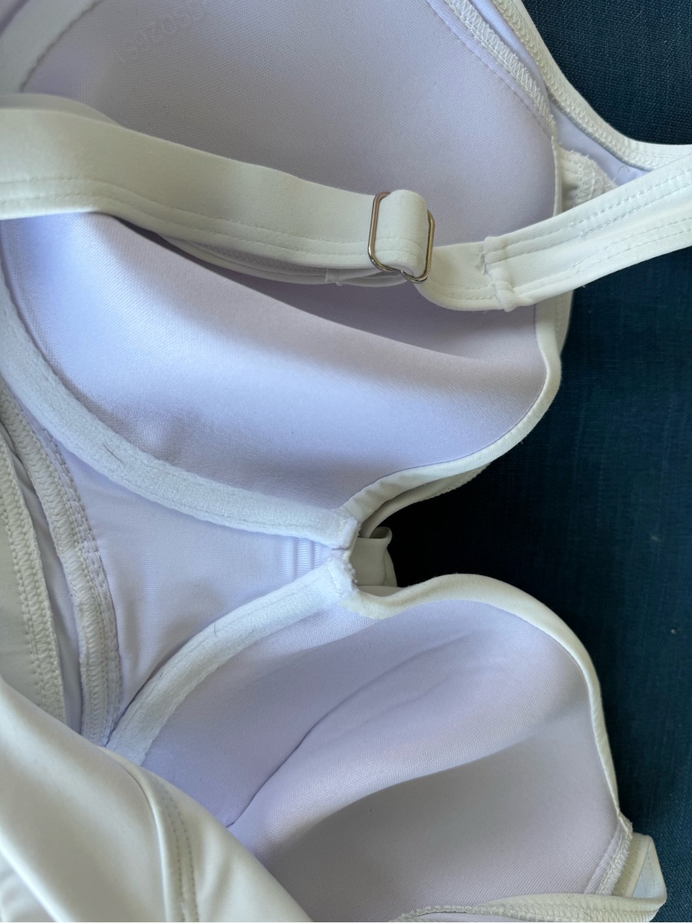 Auqa Eve Supportive White Underwire Bikini Top - Picture 8 of 8